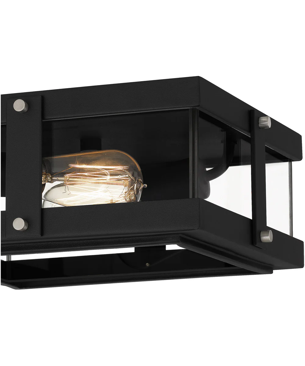 Beck 2-light Flush Mount Earth Black - Image 6