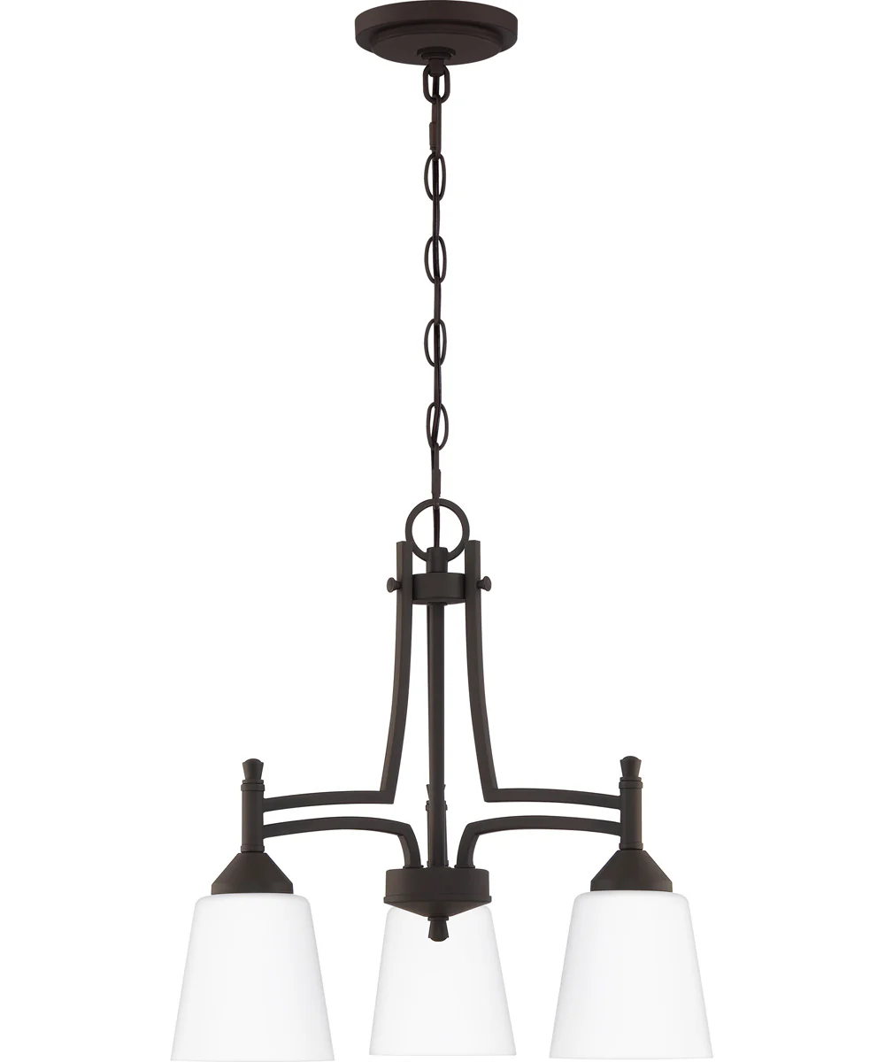 Billingsley 3-light Chandelier Old Bronze - Image 2