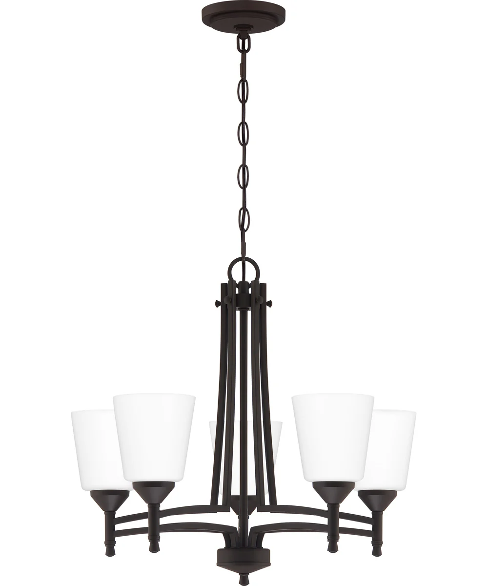 Billingsley 5-light Chandelier Old Bronze - Image 2