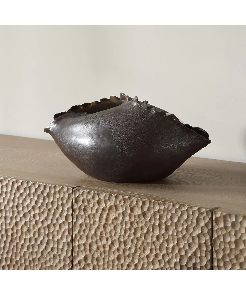 Blossom Bronzed Metallic Vase - Image 3