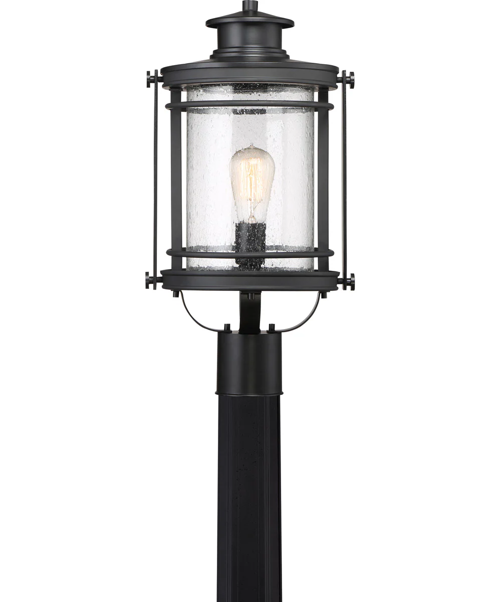 Booker Large 1-light Outdoor Post Light Mystic Black - Image 2