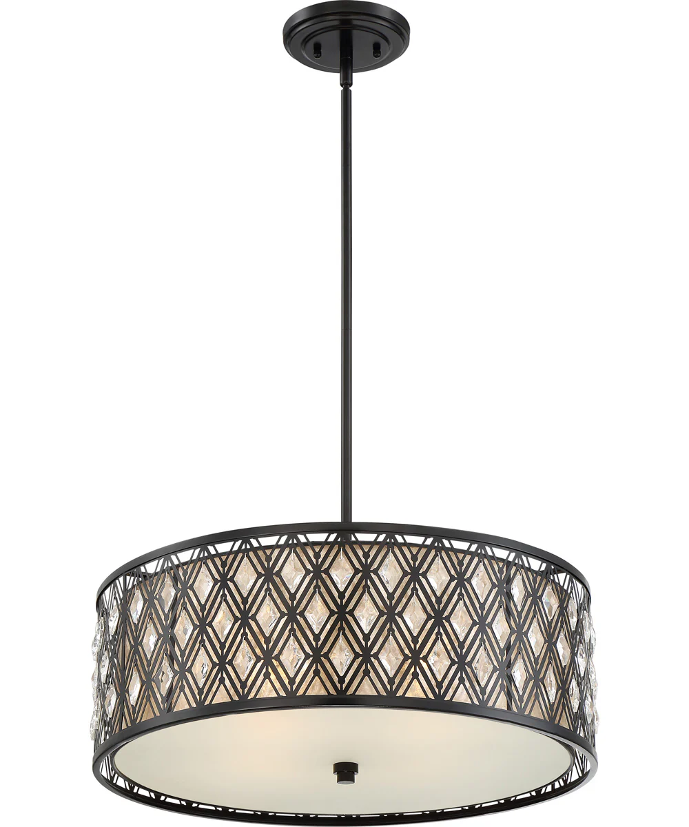 Boutique 4-light Pendant Mystic Black - Image 4