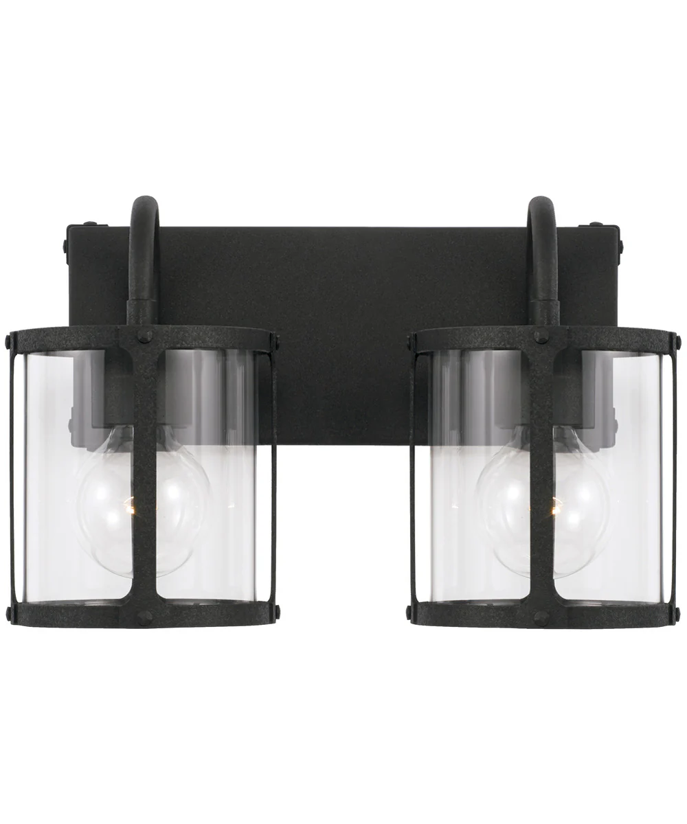 Brennen 2-Light Vanity Black Iron - Image 4