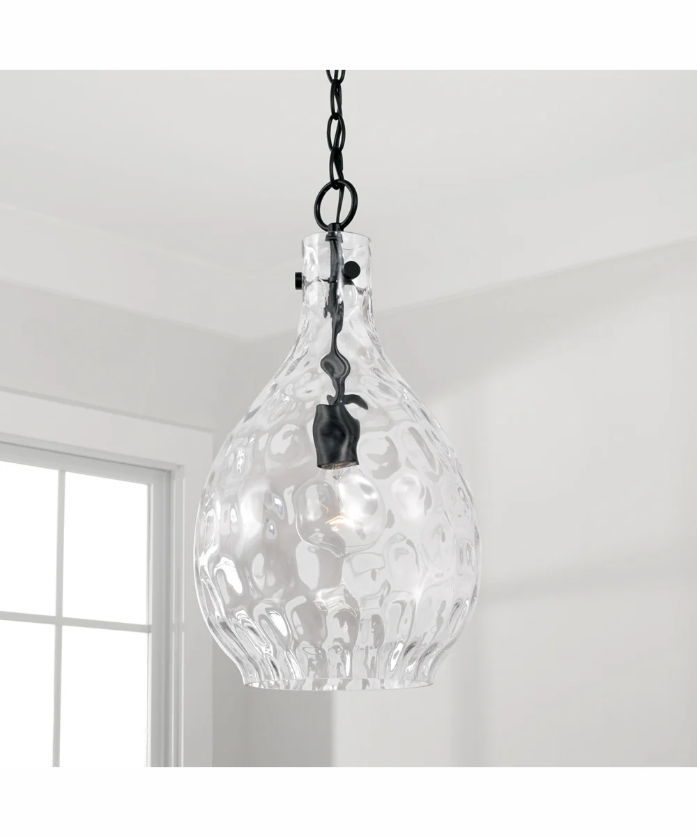 Brentwood 1-Light Pendant Matte Black - Image 2