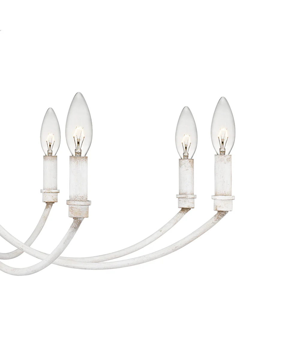 Briar 12-light Chandelier Antique White - Image 6