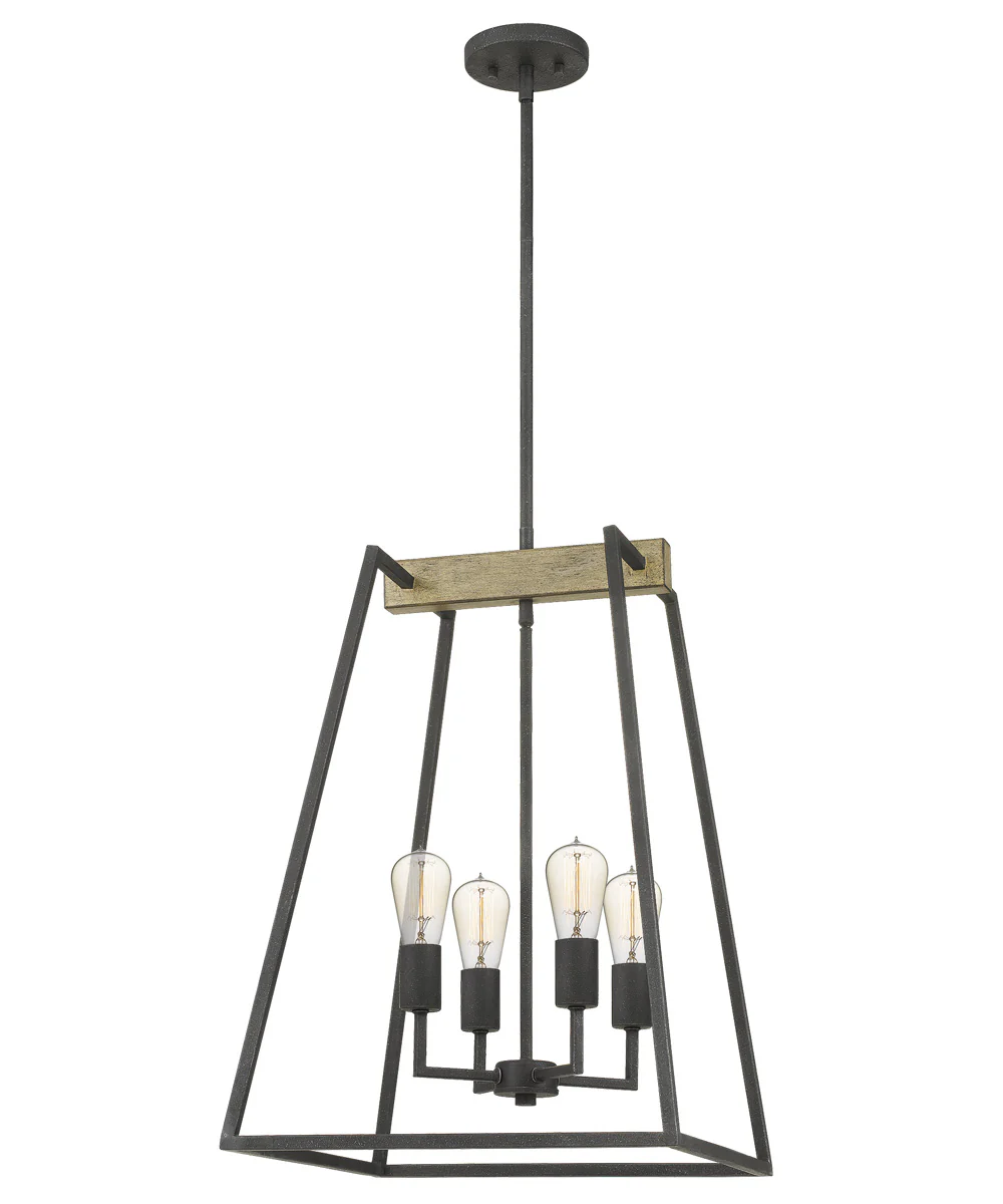 Brockton 4-light Pendant Grey Ash - Image 2