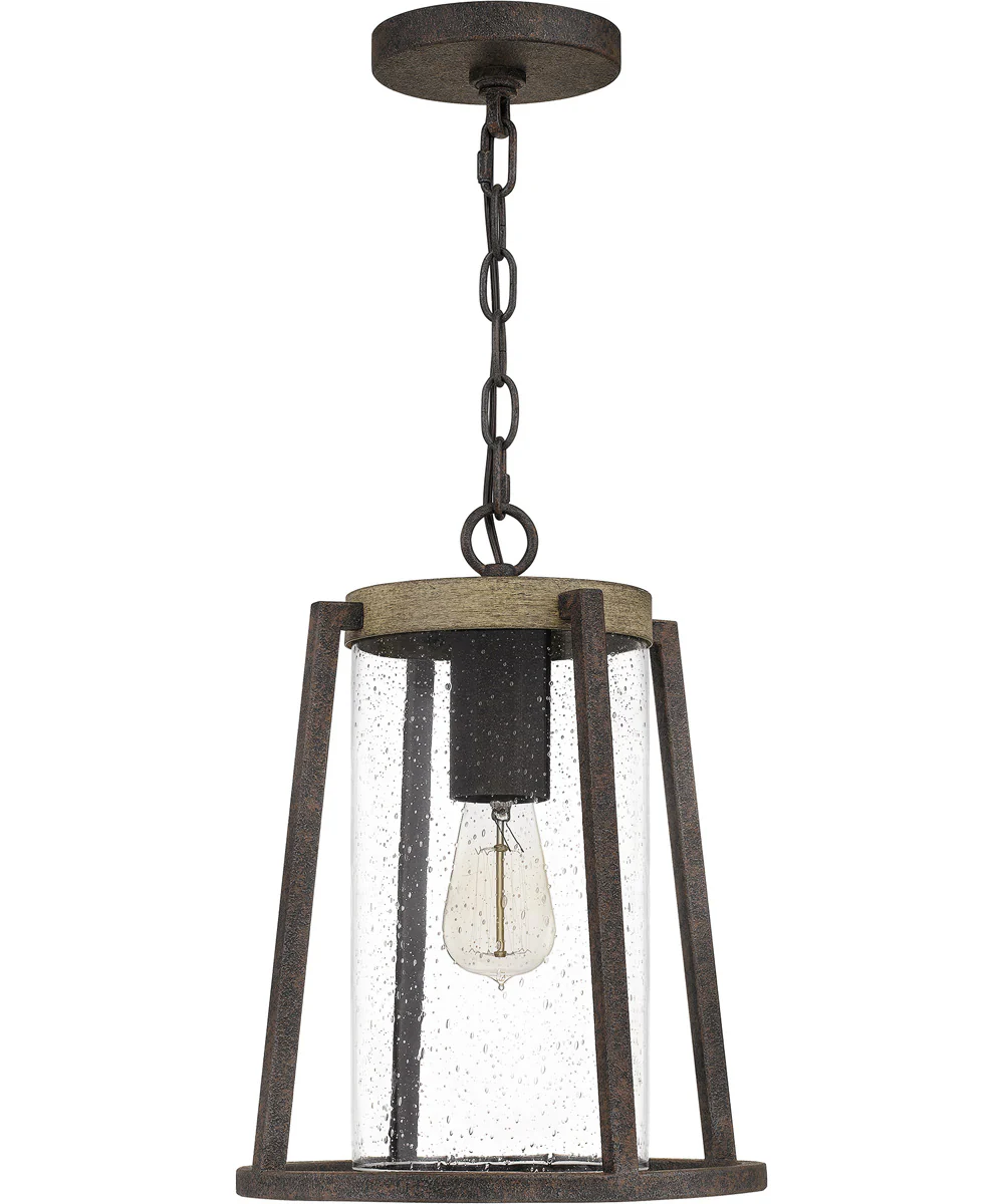 Brockton Large 1-light Outdoor Pendant Light Rustic Black - Image 3