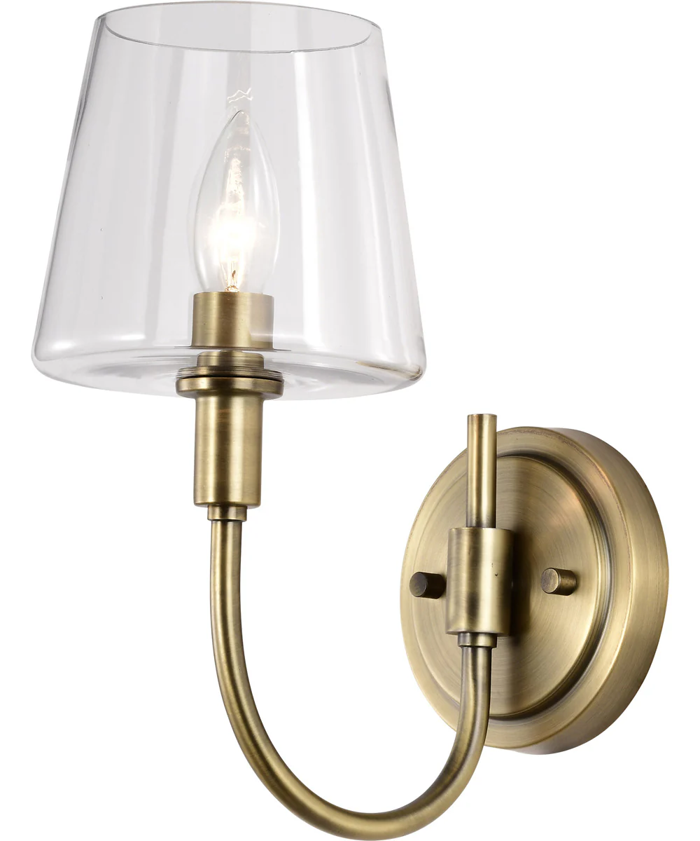 Brookside 1-Light Vanity & Wall Vintage Brass - Image 2