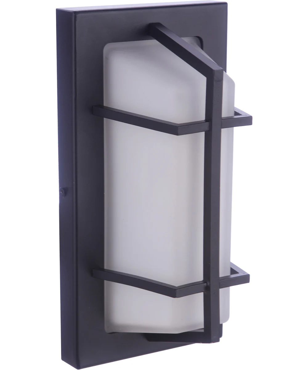 Bulkhead Rectangular 1-Light Outdoor Lighting Textured Black - Image 7