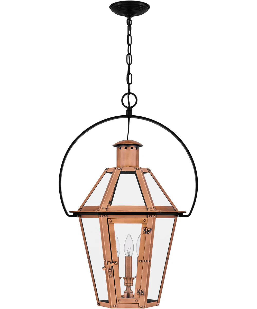 Burdett 3-light Pendant Aged Copper - Image 3