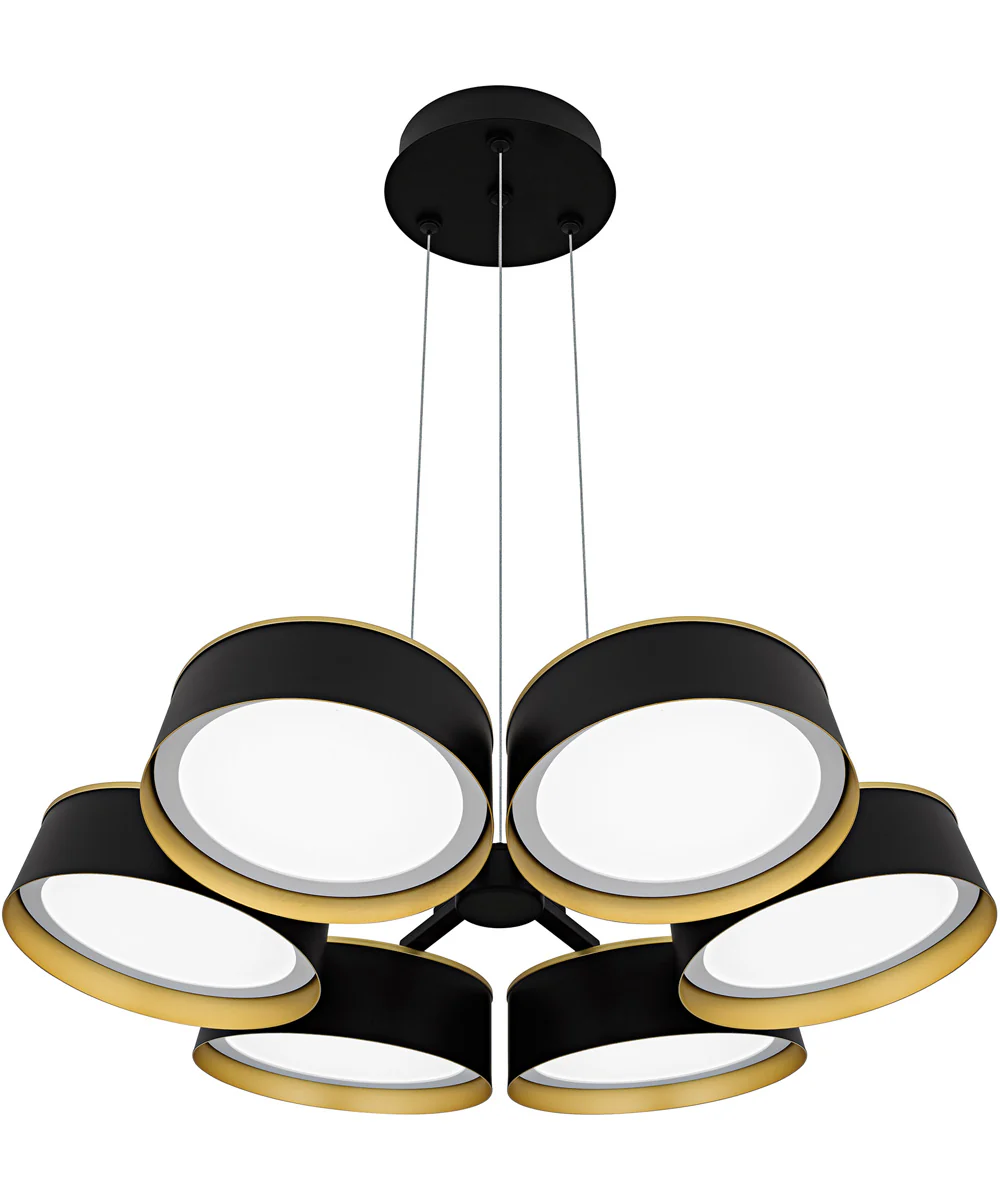Byrnes  Chandelier Matte Black - Image 4