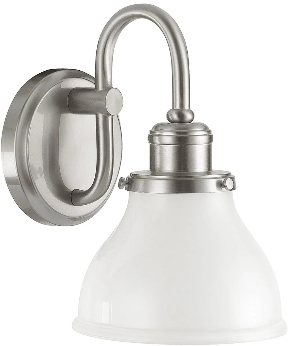 7"W Baxter 1-Light Sconce Brushed Nickel