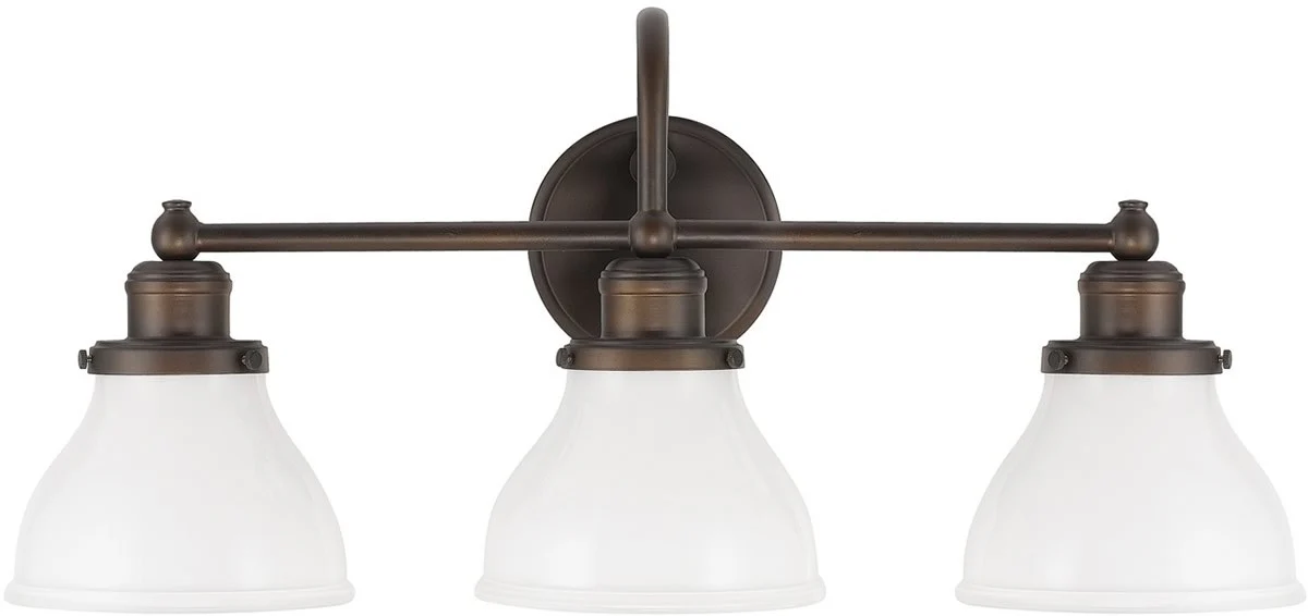 24"W Baxter 3-Light Vanity Burnished Bronze