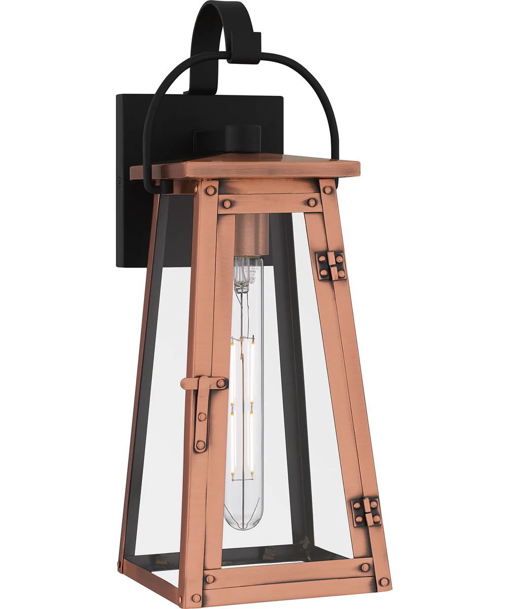Carolina Medium 1-light Outdoor Wall Light Aged Copper