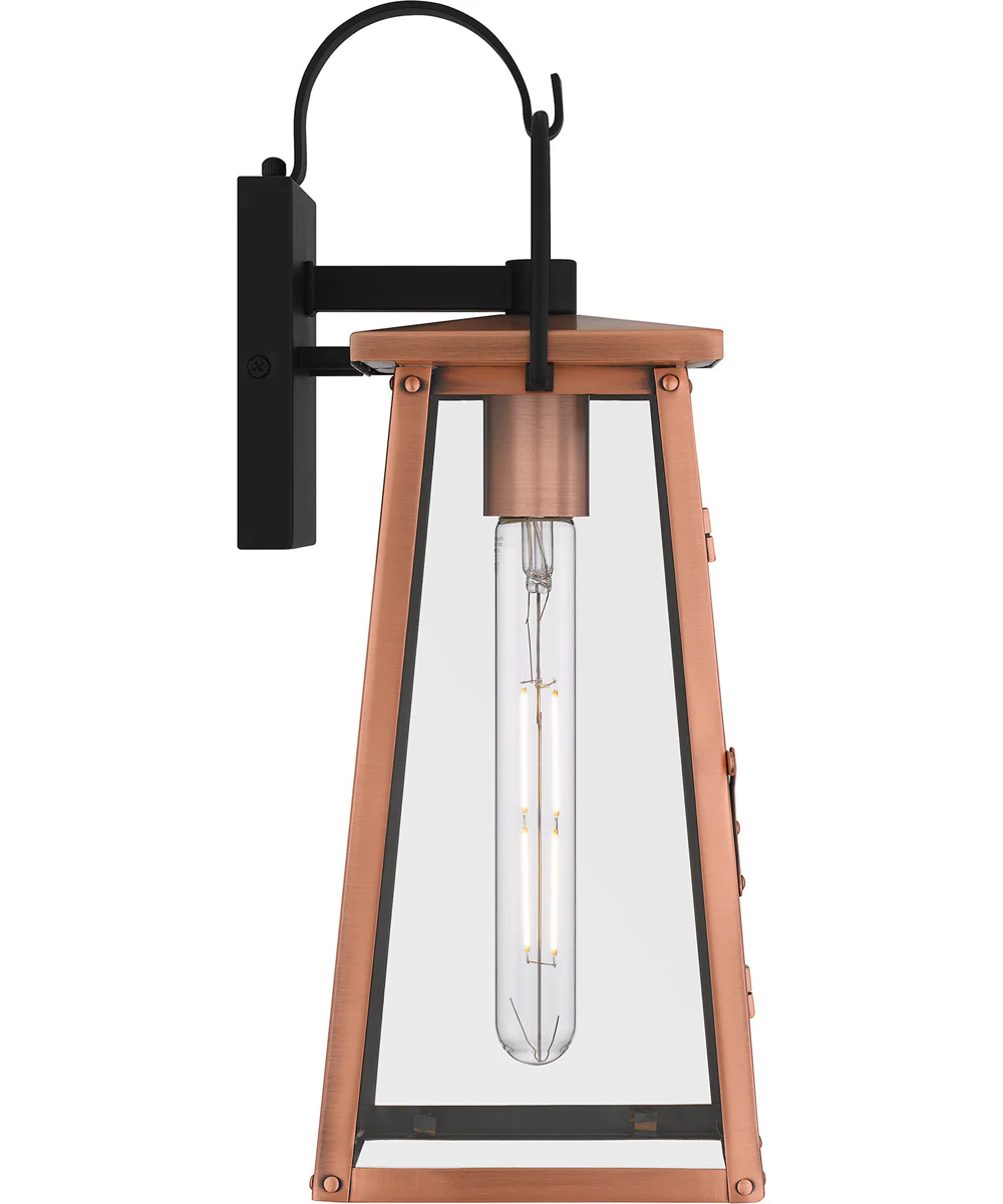 Carolina Medium 1-light Outdoor Wall Light Aged Copper - Image 4