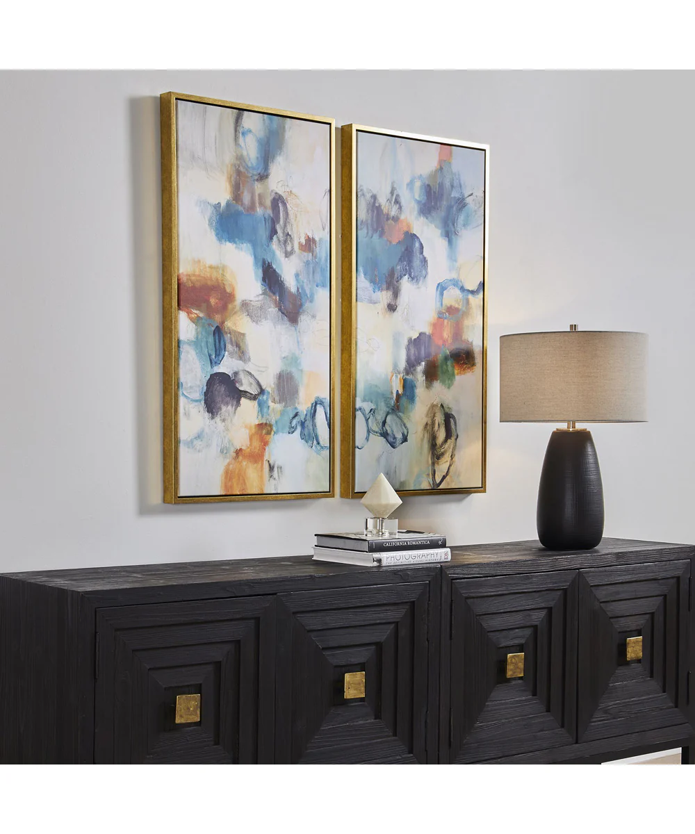 Casual Moments Framed Abstract Art Set of 2 - Image 3