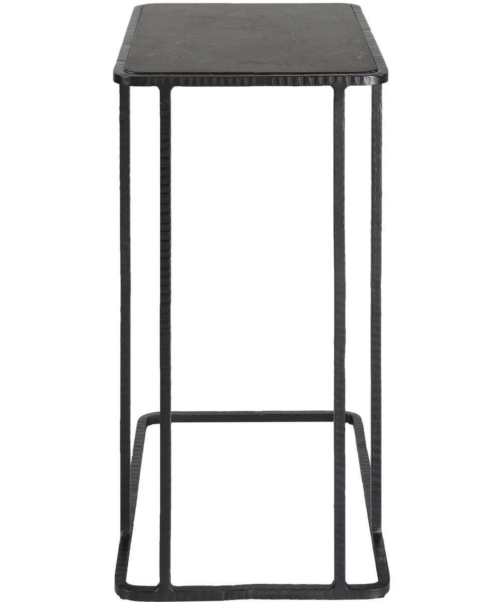 Cavern Stone & Iron Accent Table - Image 7