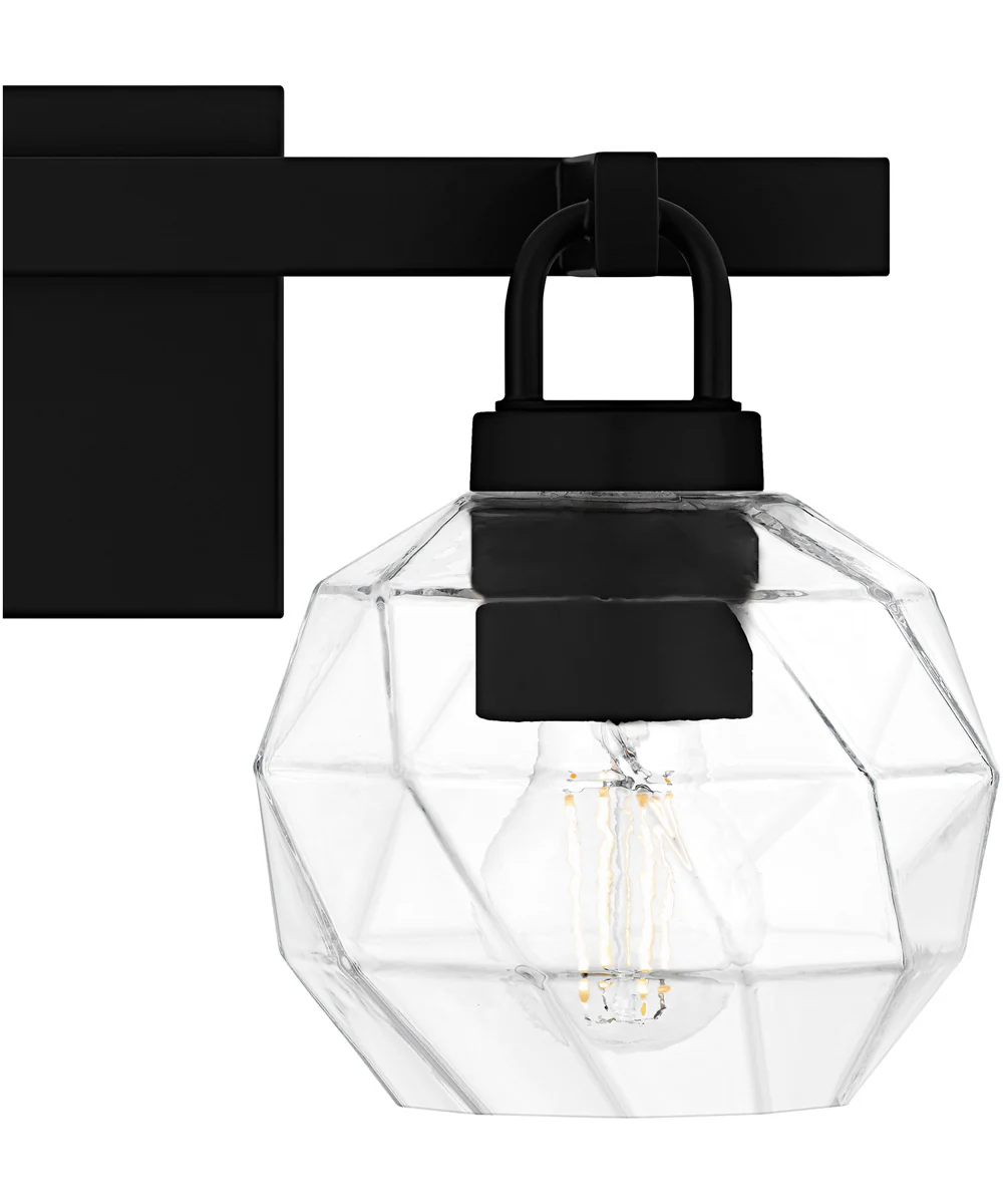 Celina Medium 2-light Bath Light Matte Black - Image 5