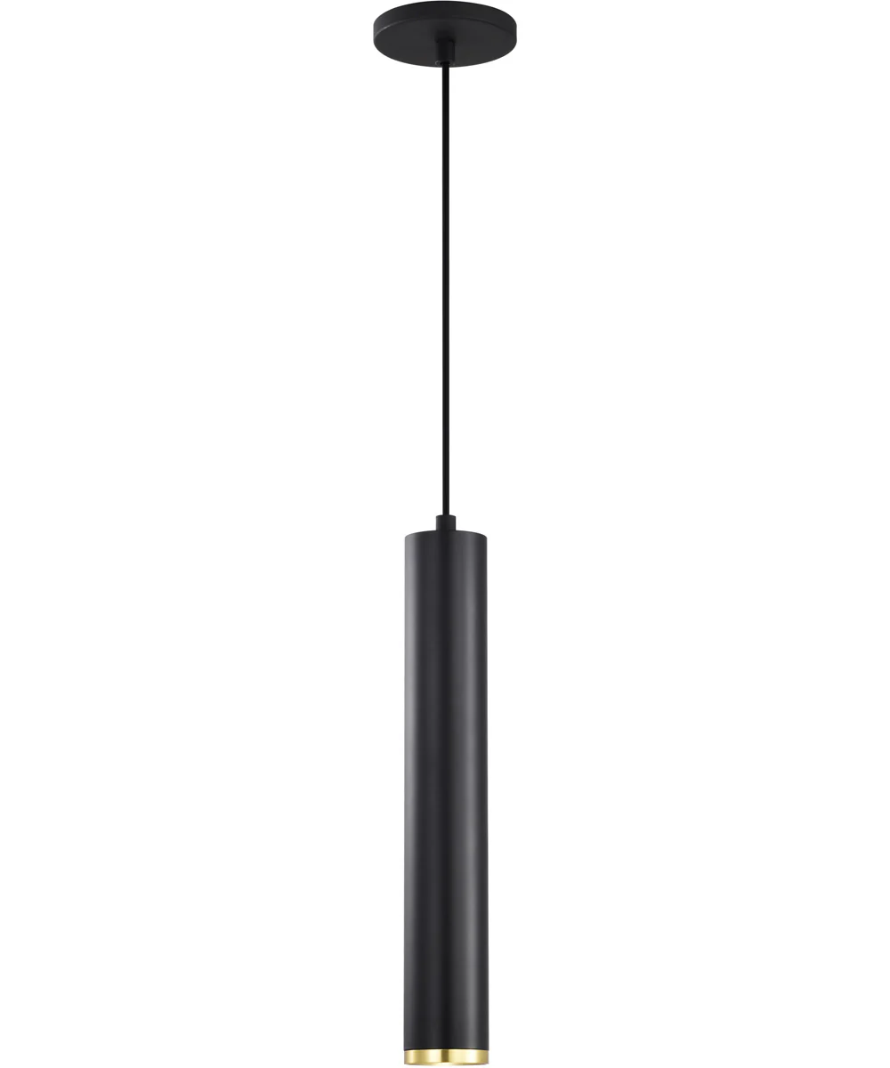 Century  Pendant Matte Black / Brushed Brass - Image 3