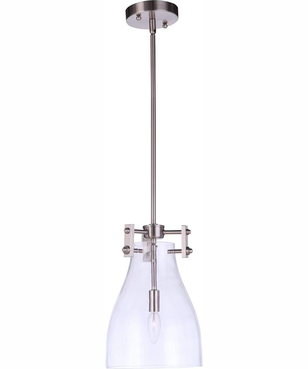 Chardonnay 1-Light Pendant Brushed Polished Nickel - Image 2