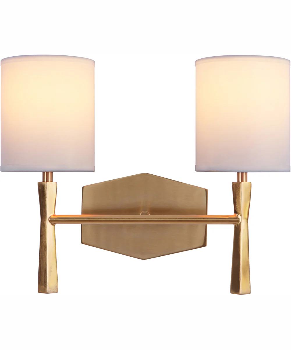 Chatham 2-Light Vanity Satin Brass - Image 4