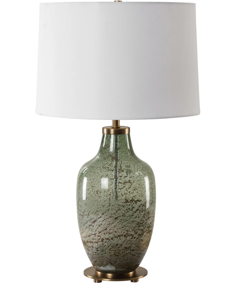 Chianti Olive Glass Table Lamp - Image 4