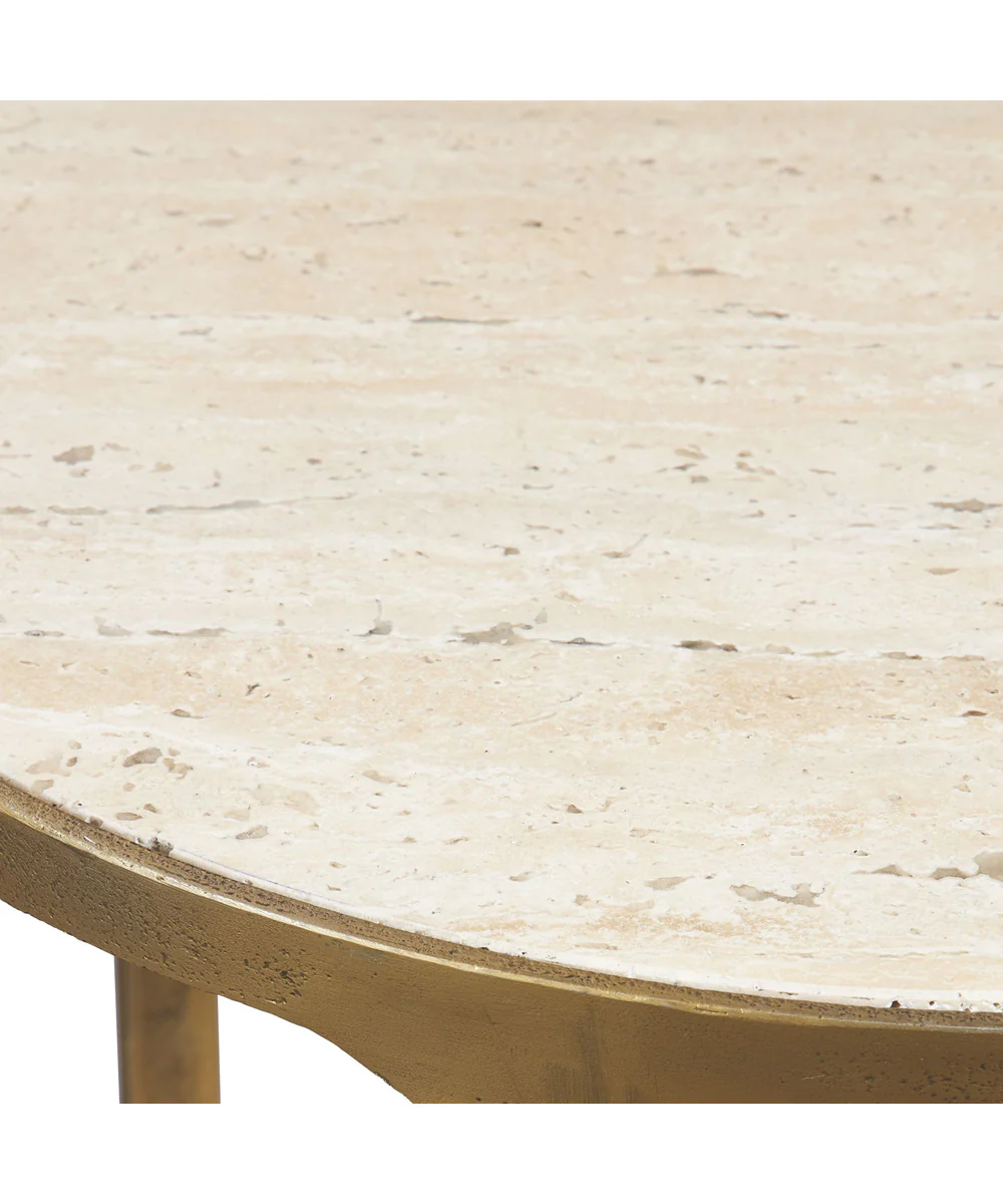 Clench Brass Side Table - Image 3