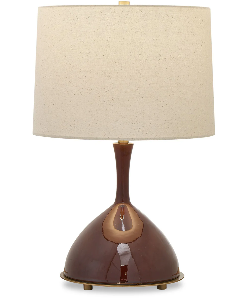 Colette Burgundy Table Lamp