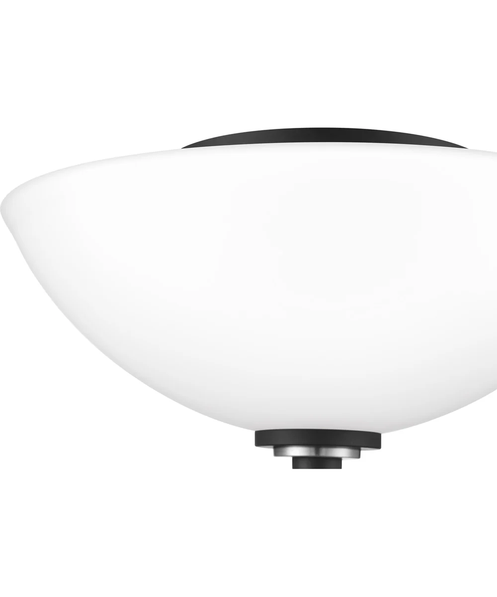 Conrad Medium 2-light Flush Mount Brushed Nickel - Image 6