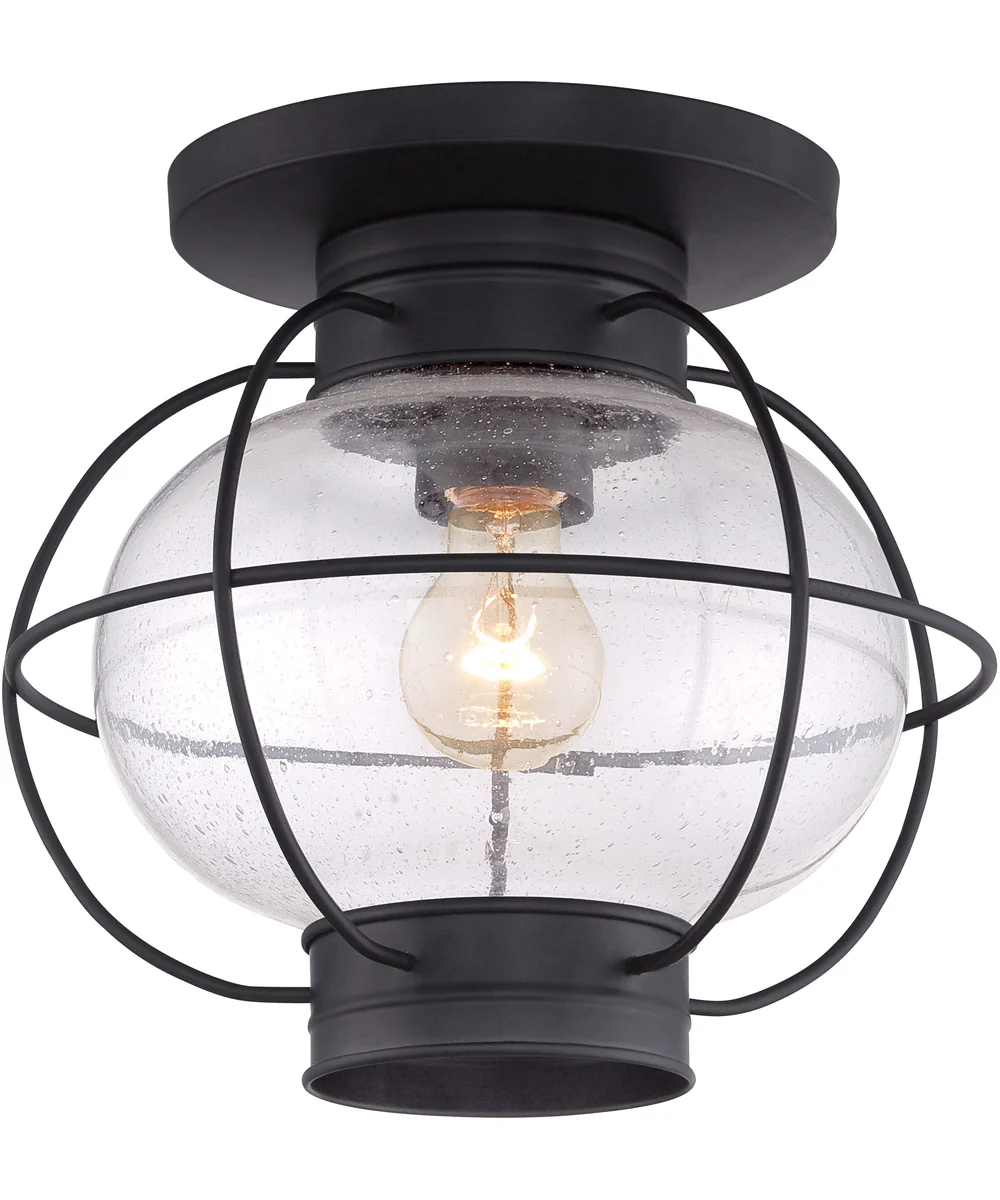 Cooper 1-light Flush Mount Mystic Black
