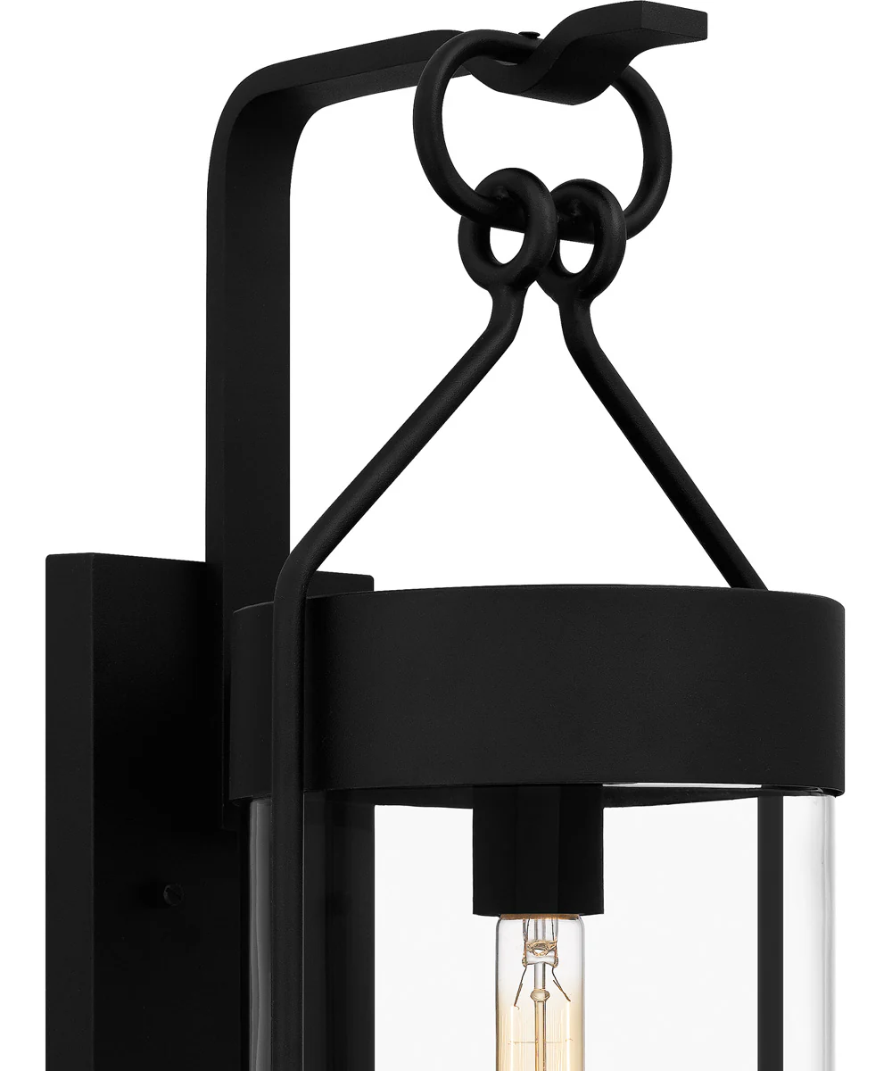 Corbin Large 1-light Outdoor Wall Light Coastal Armour Aluminum Earth Black - Image 6