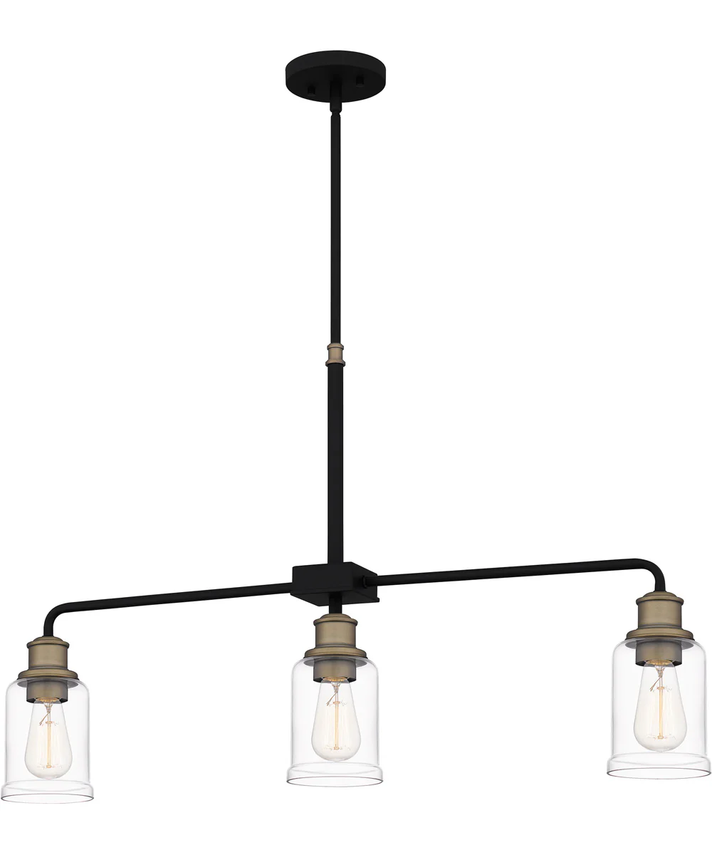 Cox 3-light Island Light Matte Black - Image 2
