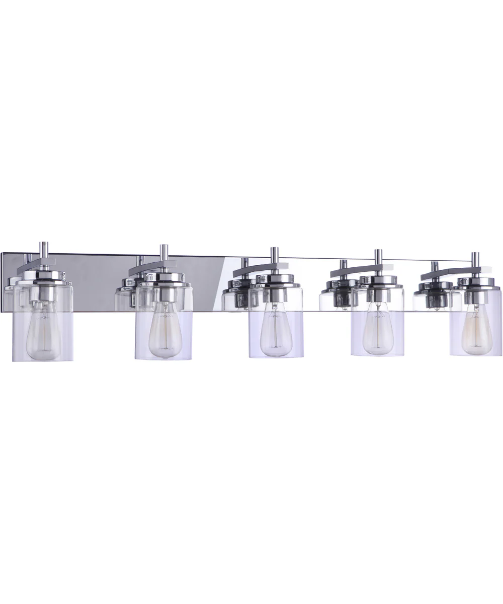 Reeves 5-Light Vanity Chrome