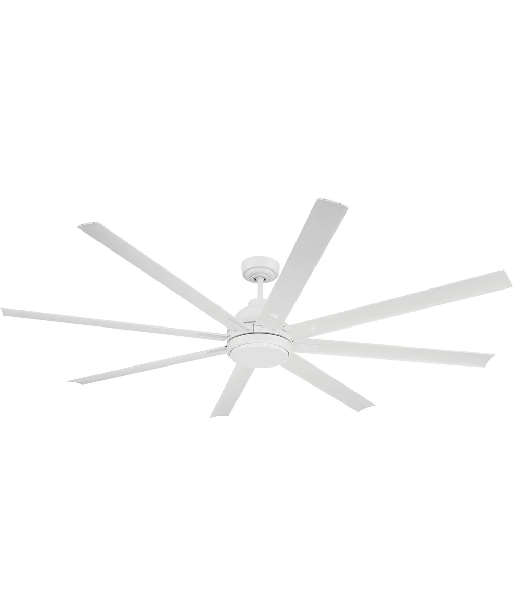 Rush 72" 1-Light Ceiling Fan (Blades Included) White - Image 5