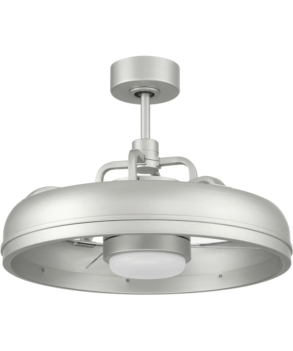 Taylor 24" 1-Light Ceiling Fan (Blades Included) Painted Nickel