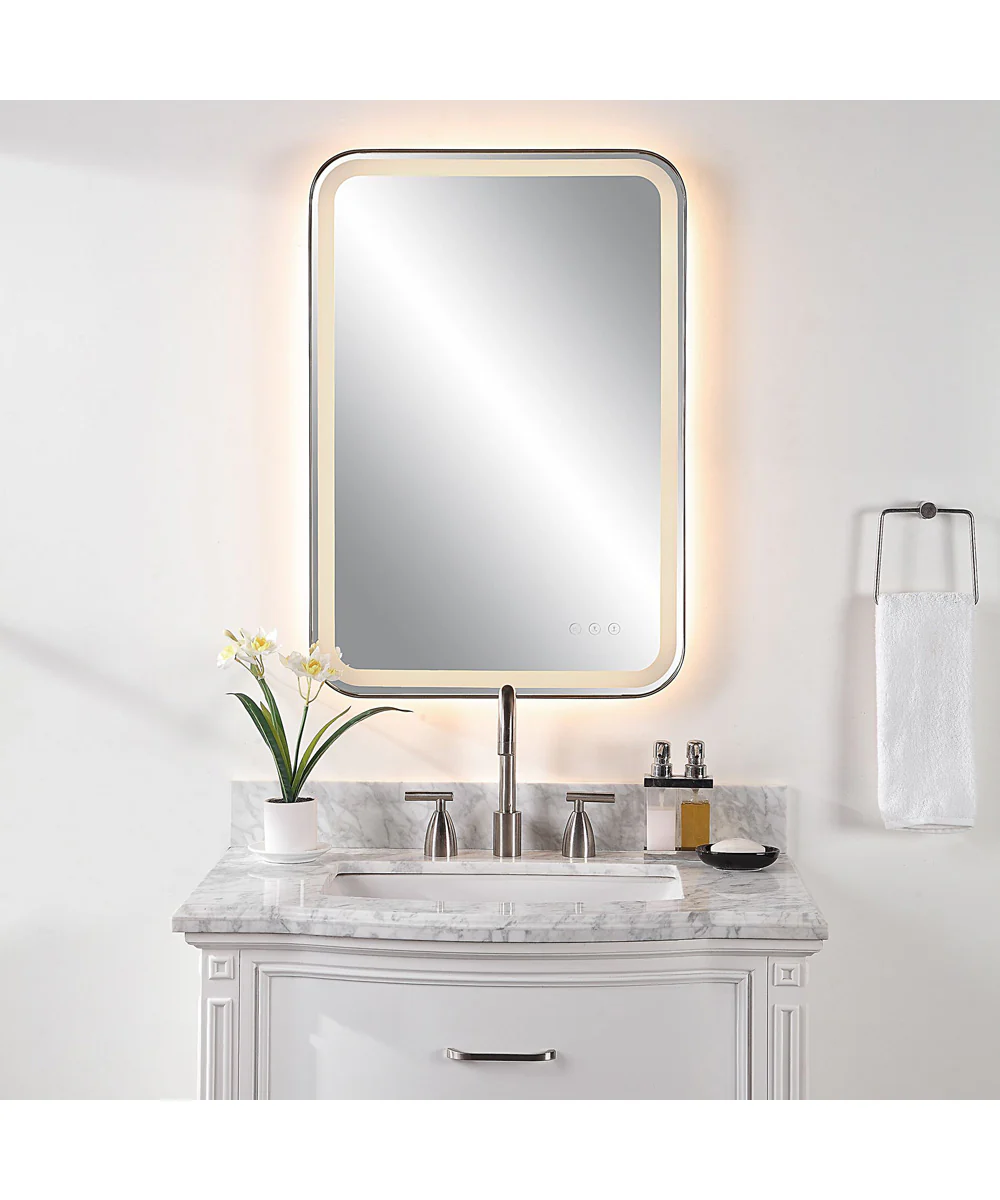 Crofton Lighted Black Vanity Mirror - Image 2