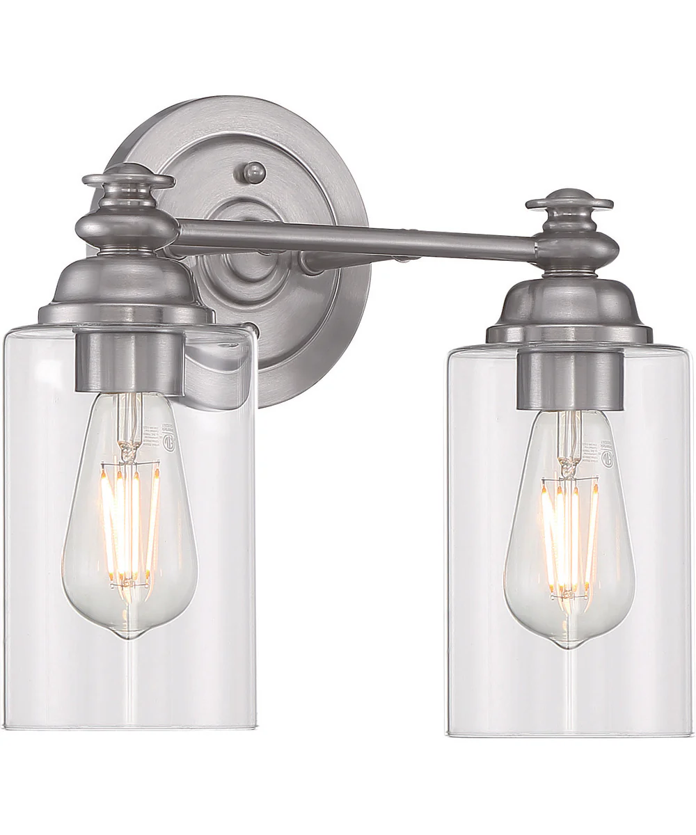 Dardyn 2-Light Vanity Brushed Polished Nickel - Image 2