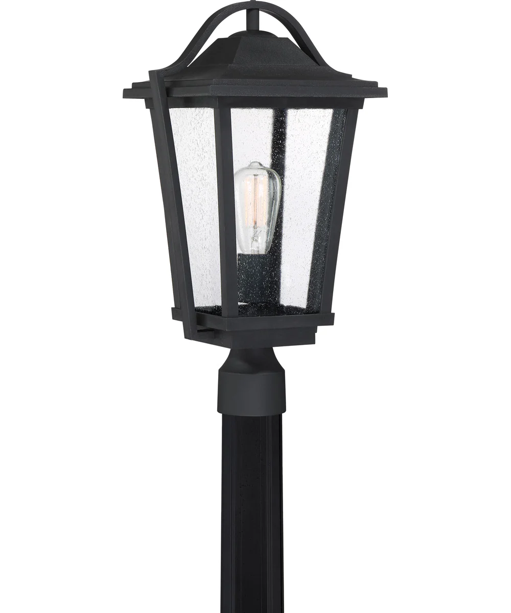 Darius Large 1-light Outdoor Post Light Coastal Armour Earth Black - Image 2
