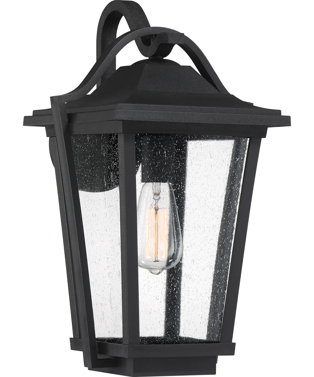 Darius Large 1-light Outdoor Wall Light Coastal Armour Earth Black