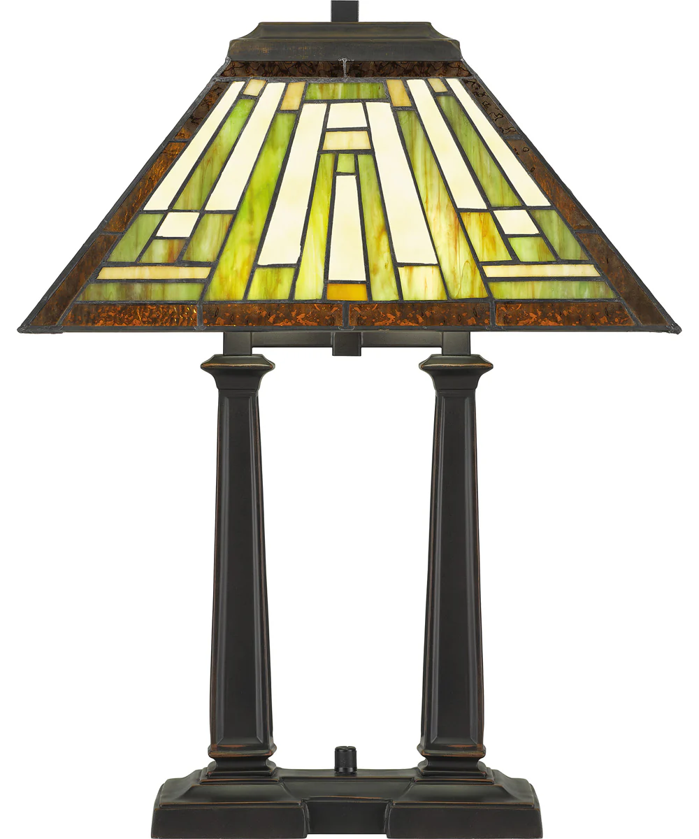 Decker Small 2-light Table Lamp Russet