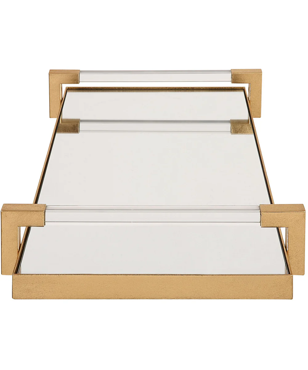Deki Gold Mirrored Tray - Image 5