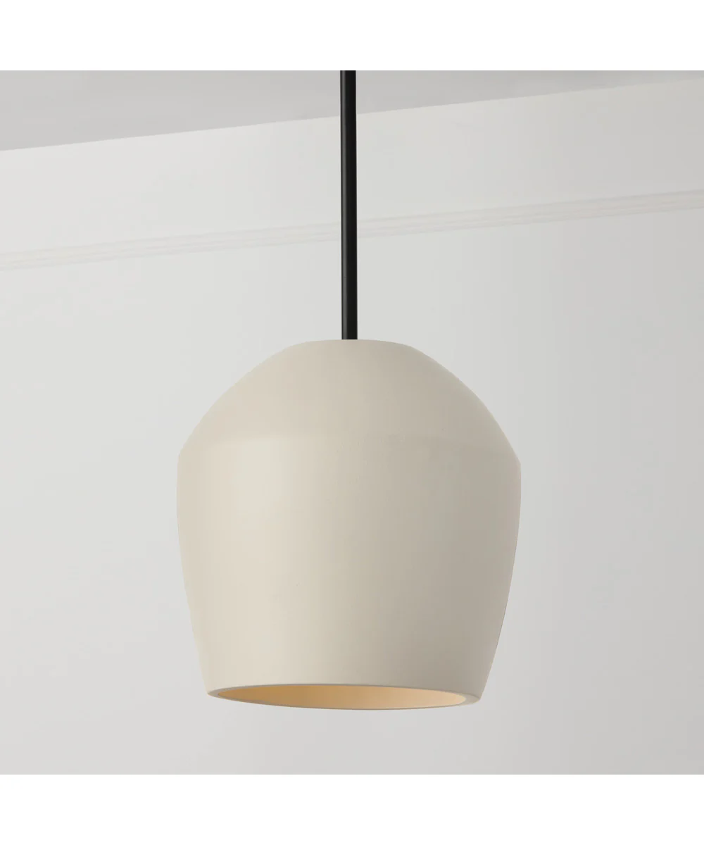 Della 1-Light Pendant Terracotta Ivory - Image 2