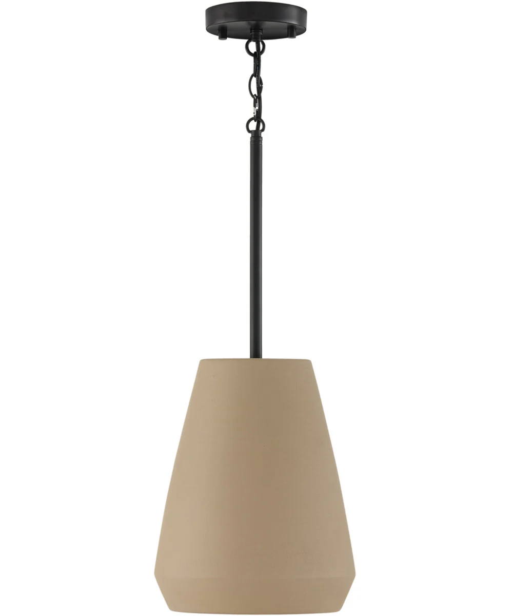 Della 1-Light Pendant Terracotta Sand