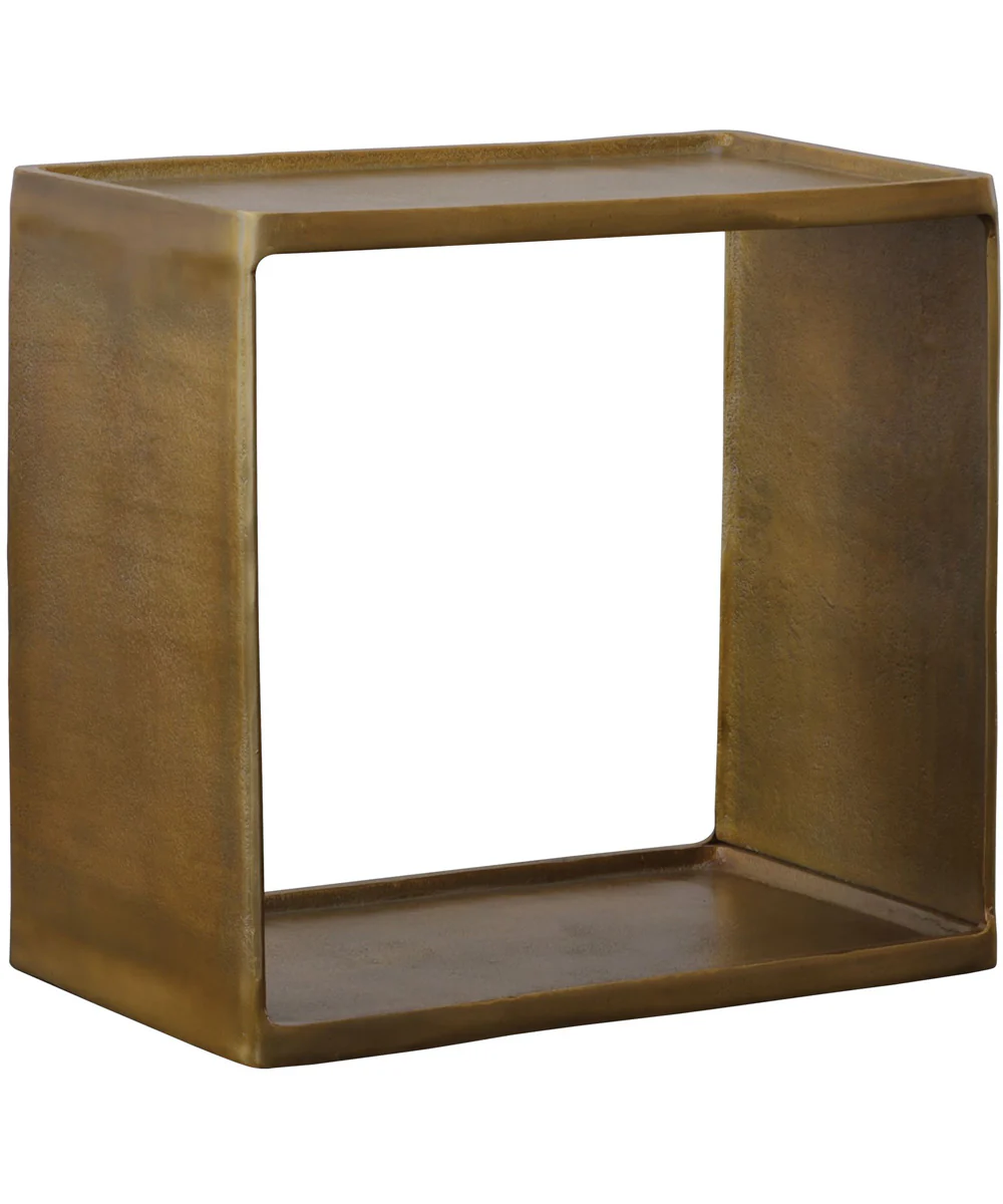 Derwent Antique Brass Side Table - Image 2