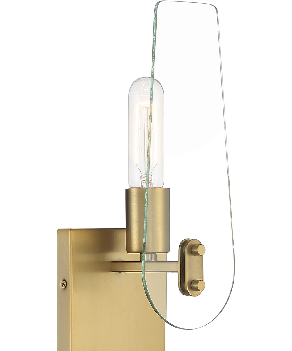 Bergen Beach 2 Light Wall Sconce Brushed Gold - Image 3