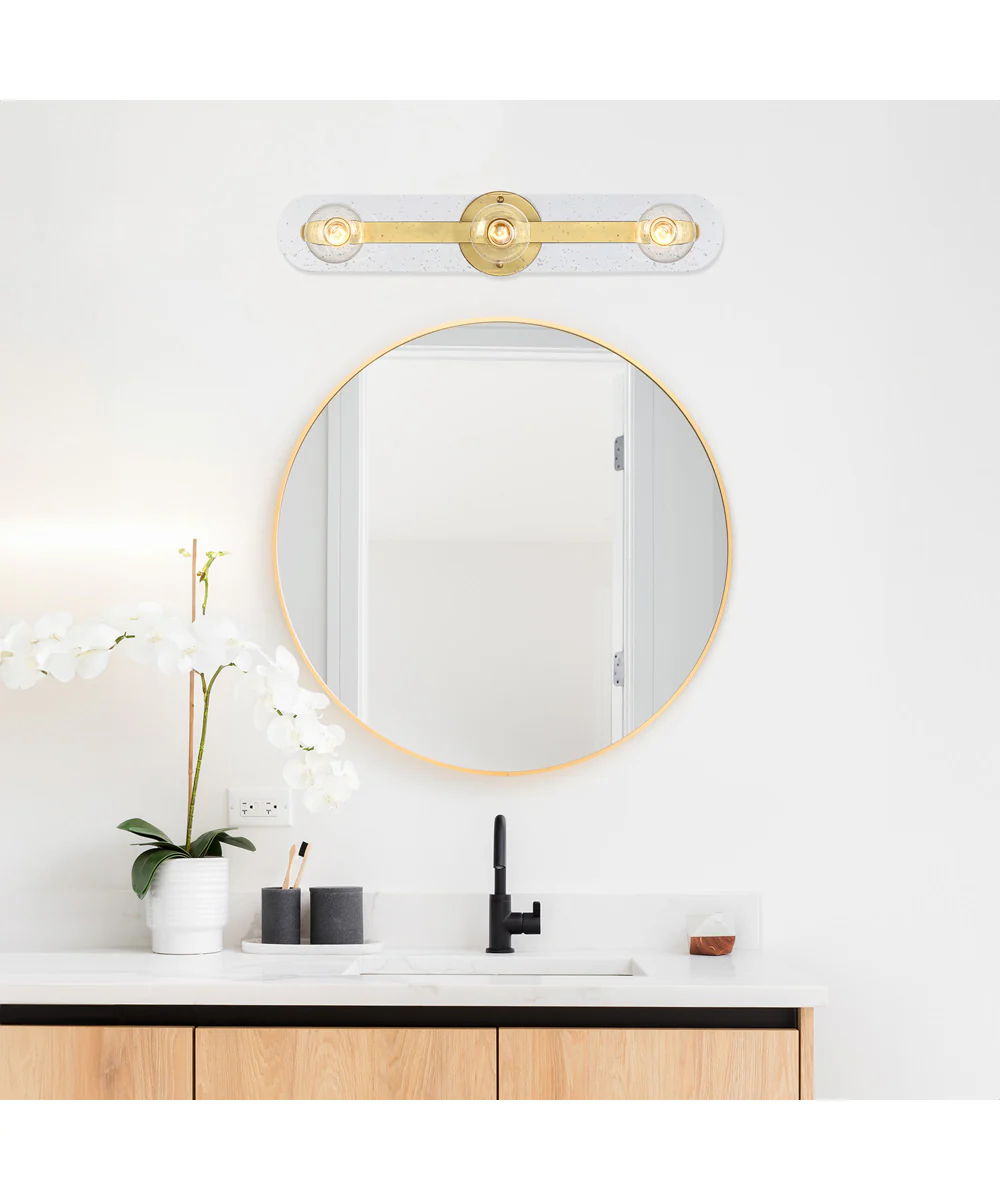 Demi 3 Light Vanity Brushed Gold - Image 3