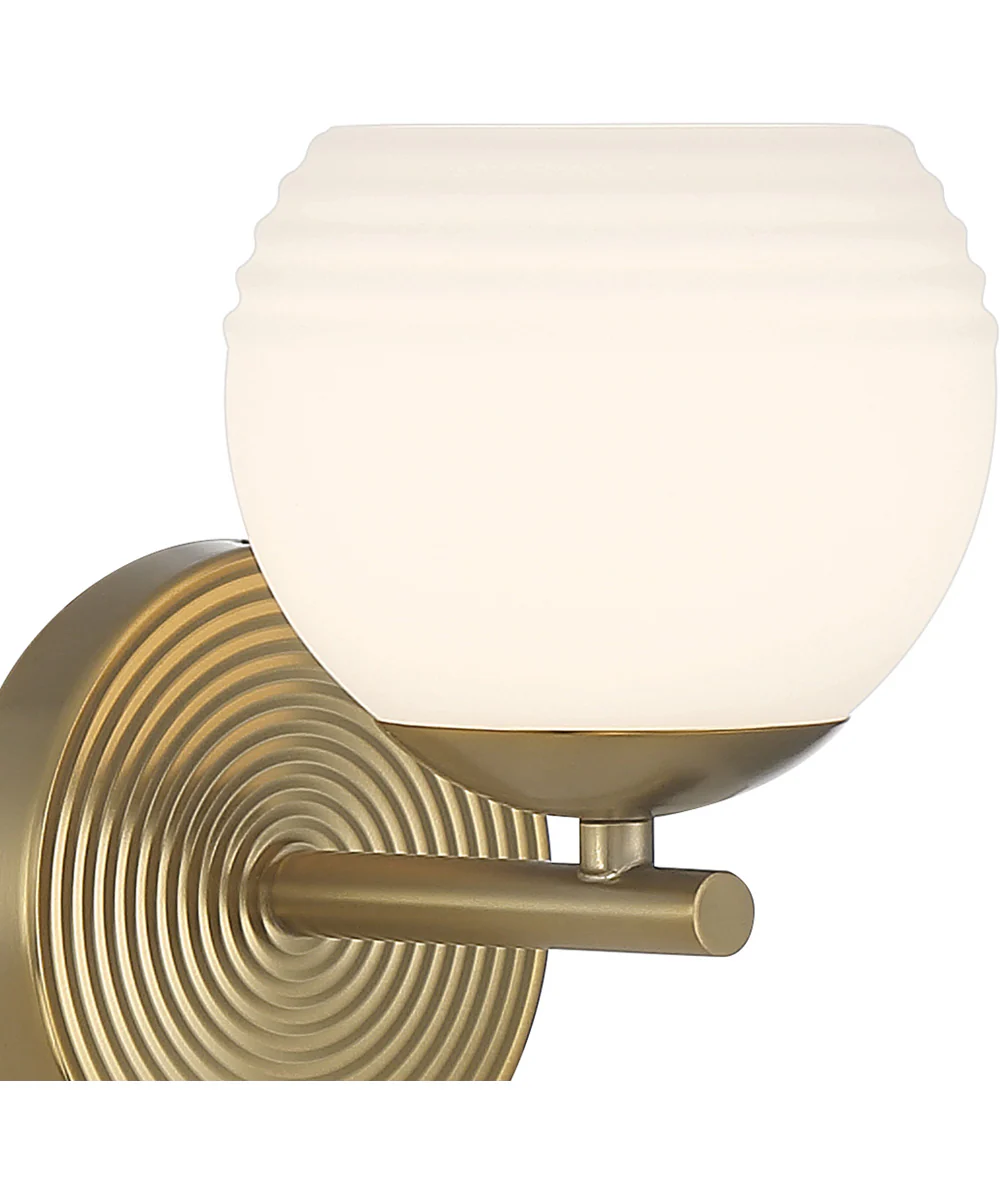 Moon Breeze 1 Light Wall Sconce Brushed Gold - Image 3