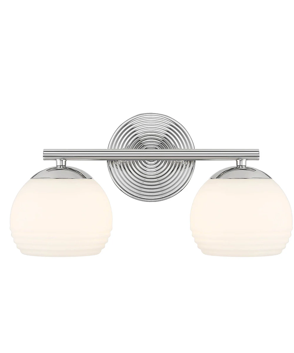 Moon Breeze 2 Light Vanity Polished Nickel - Image 4