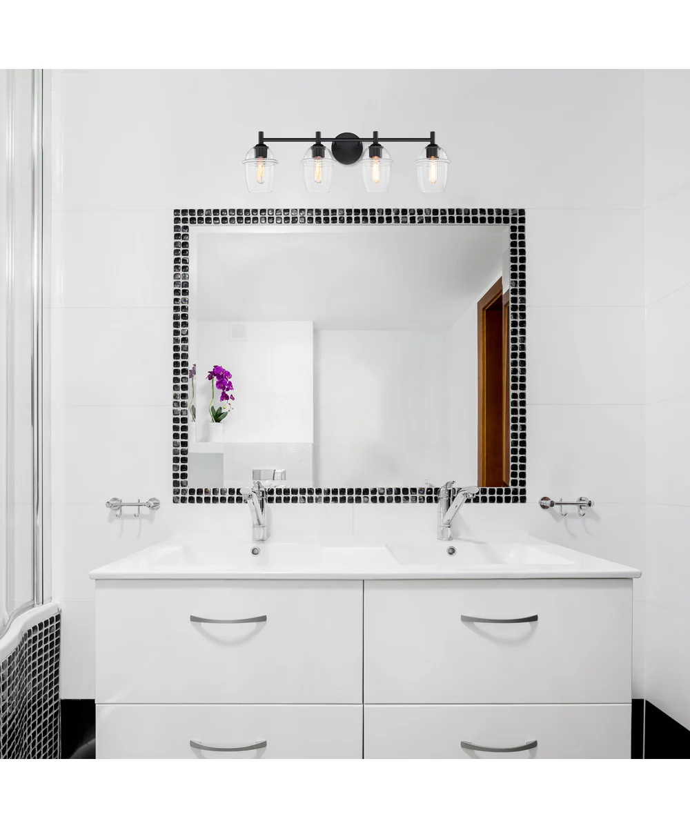 Summer Jazz 4 Light Vanity Matte Black - Image 2