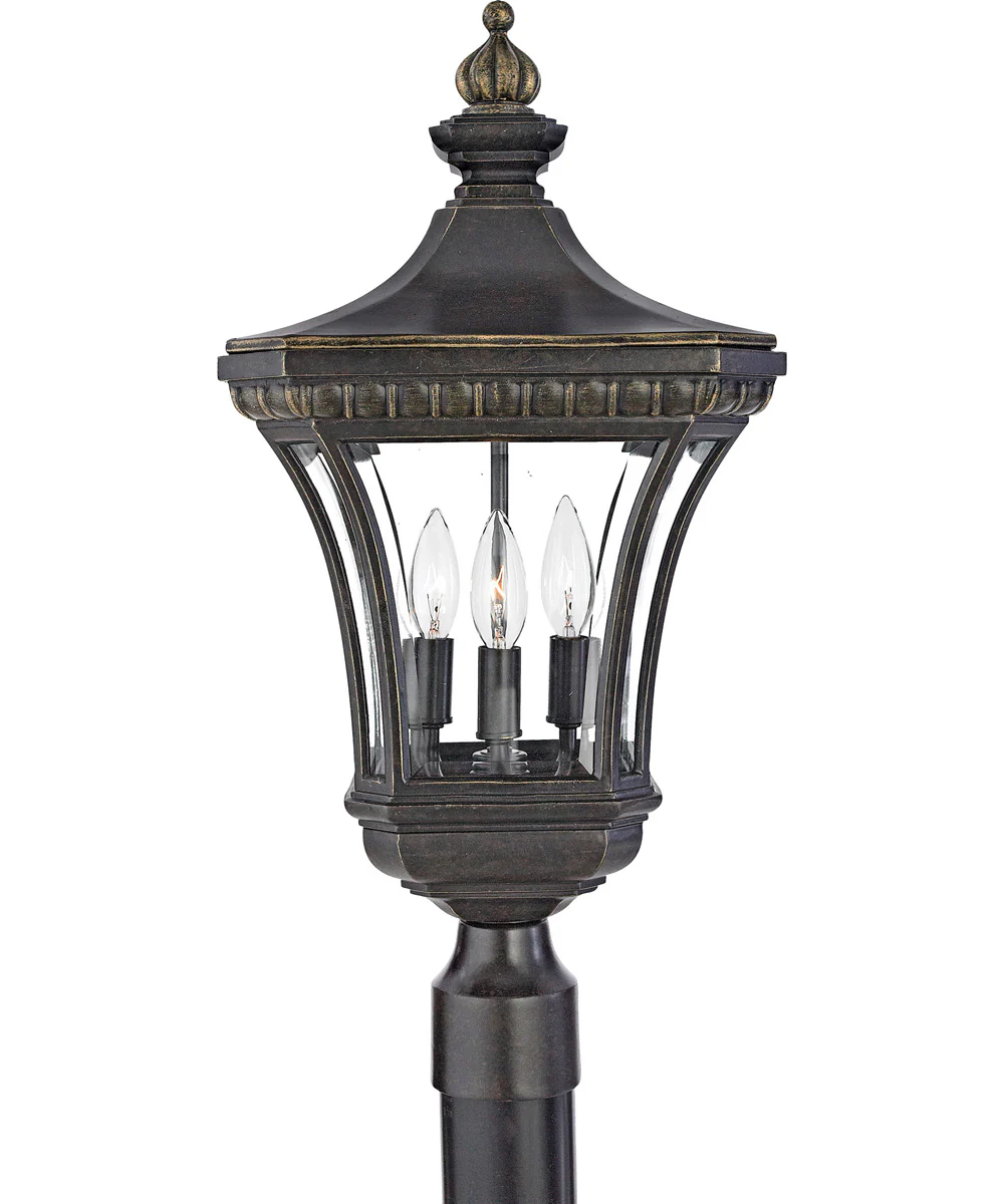 Devon Medium 3-light Outdoor Post Light Imperial Bronze - Image 2